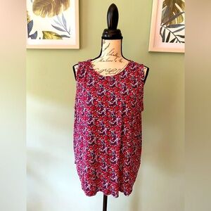 Women’s Philosophy Sleeveless Relaxed Tank Top - Size 1X